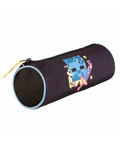 Astuccio Scuola Minecraft Pixel 22 x 8 cm Rotondo Astuccio Scuola Minecraft Pixel 22 x 8 cm Rotondo