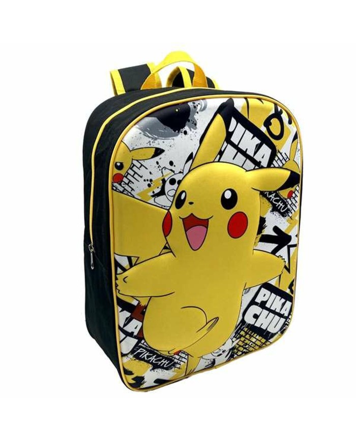 Zaino Scuola 3D Pokémon Pikachu 40 x 30 x 15 cm
