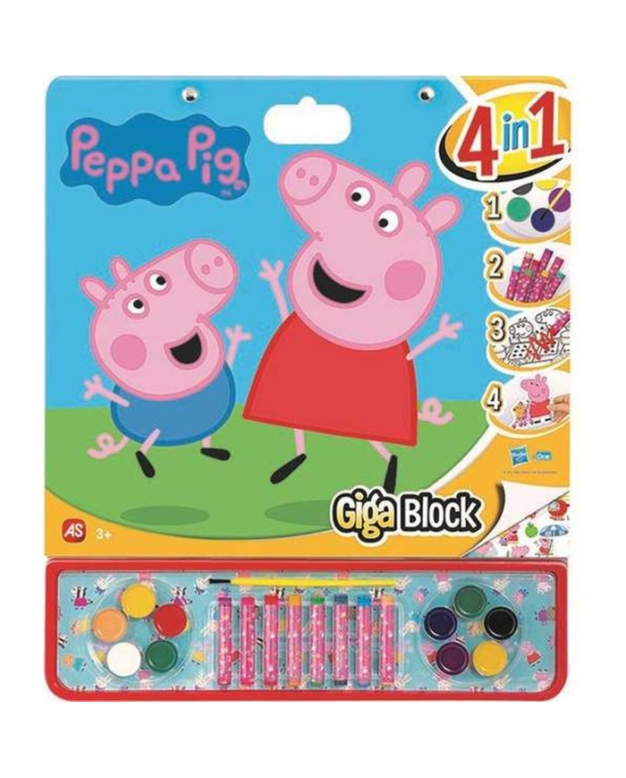 Disegni da dipingere Peppa Pig Adesivi 4 in 1 Disegni da dipingere Peppa Pig Adesivi 4 in 1
