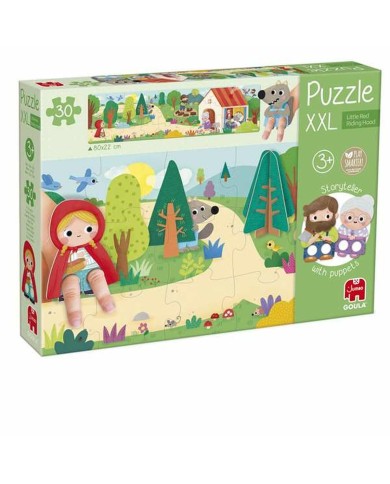 Puzzle per Bambini Diset XXL Cappuccetto Rosso 30 Pezzi Puzzle per Bambini Diset XXL Cappuccetto Rosso 30 Pezzi
