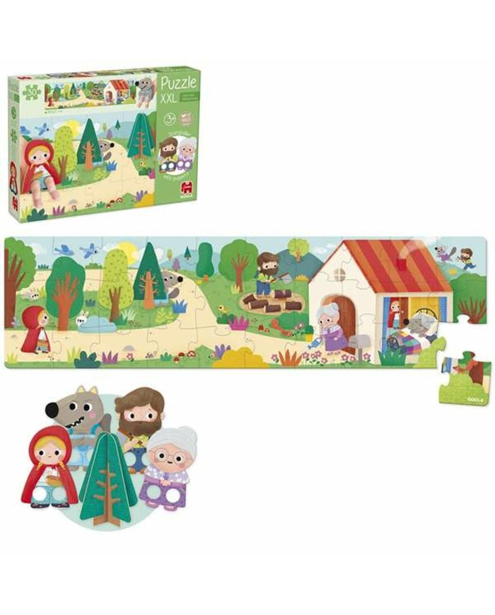 Puzzle per Bambini Diset XXL Cappuccetto Rosso 30 Pezzi