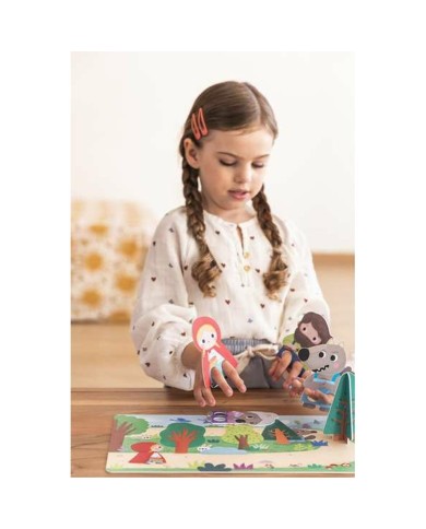 Puzzle per Bambini Diset XXL Cappuccetto Rosso 30 Pezzi Puzzle per Bambini Diset XXL Cappuccetto Rosso 30 Pezzi