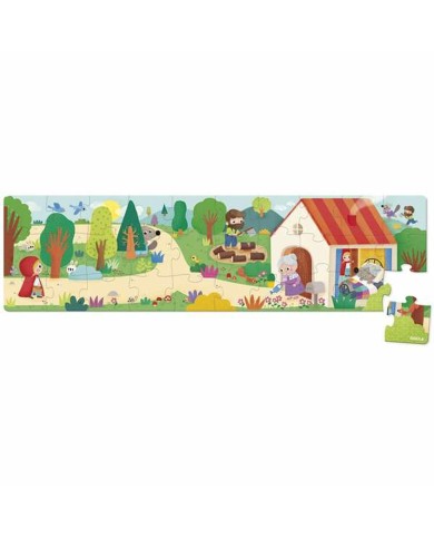 Puzzle per Bambini Diset XXL Cappuccetto Rosso 30 Pezzi Puzzle per Bambini Diset XXL Cappuccetto Rosso 30 Pezzi