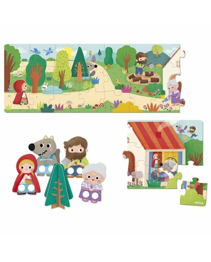 Puzzle per Bambini Diset XXL Cappuccetto Rosso 30 Pezzi