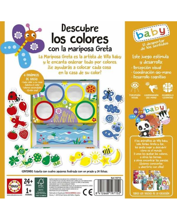 Gioco Educativo Educa Descubre los Colores con La Mariposa Greta (ES) Gioco Educativo Educa Descubre los Colores con La Mariposa Greta (ES)