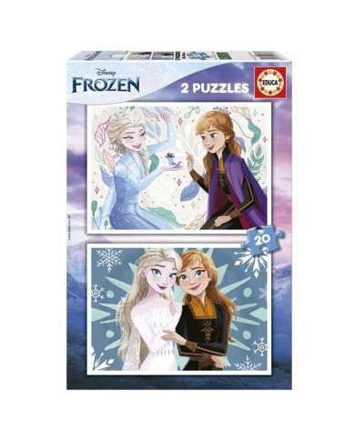 Set di 2 Puzzle Frozen 20 Pezzi Set di 2 Puzzle Frozen 20 Pezzi