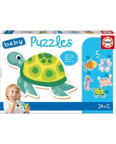 Set di 5 Puzzle Educa Per bambini Animali acquatici Set di 5 Puzzle Educa Per bambini Animali acquatici