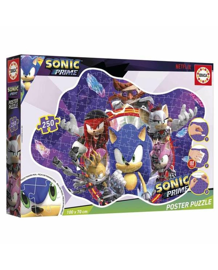Set di 4 Puzzle Sonic Prime 250 Pezzi Set di 4 Puzzle Sonic Prime 250 Pezzi
