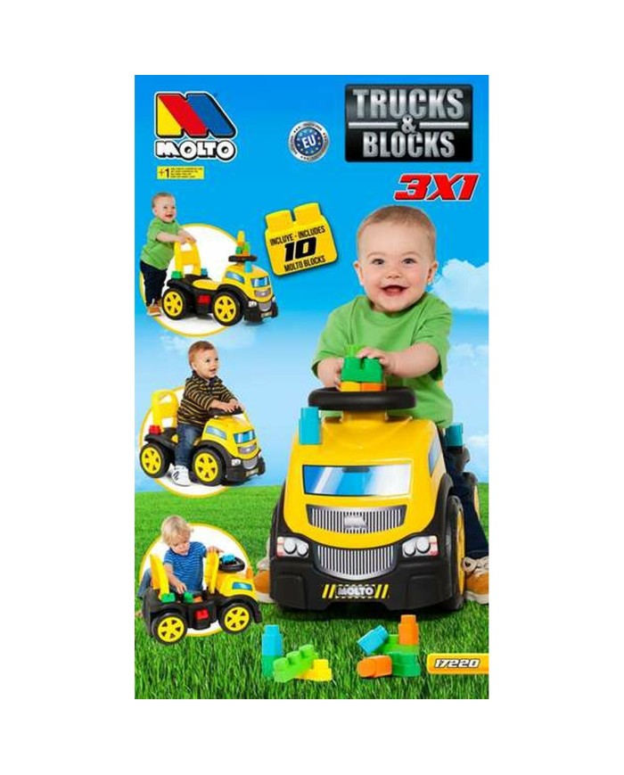 Cavalcabili Moltó Trucks and blocks 89 cm Cavalcabili Moltó Trucks and blocks 89 cm