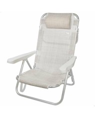 Sedia Pieghevole Colorbaby Bianco 48 x 46 x 84 cm Spiaggia Sedia Pieghevole Colorbaby Bianco 48 x 46 x 84 cm Spiaggia