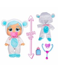 Bambolotto Neonato Cry Babies IMC Toys Kristal Loving Care 26 cm