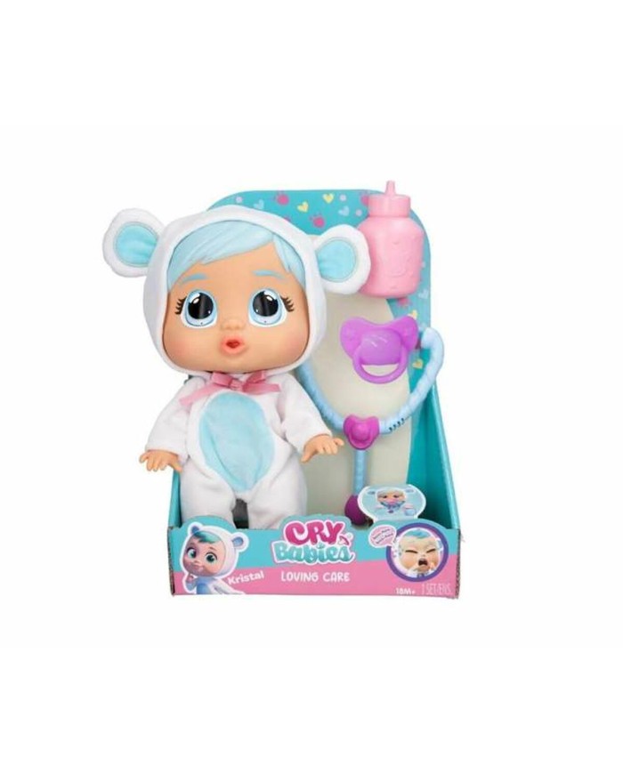 Bambolotto Neonato Cry Babies IMC Toys Kristal Loving Care 26 cm