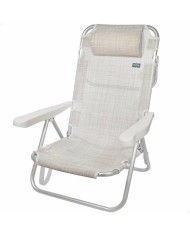 Sedia Pieghevole Colorbaby Bianco 48 x 46 x 84 cm Spiaggia Sedia Pieghevole Colorbaby Bianco 48 x 46 x 84 cm Spiaggia