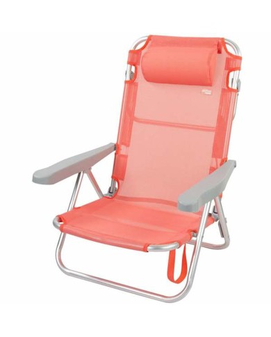 Sedia Pieghevole Colorbaby Flamingo Rosa 48 x 46 x 84 cm Spiaggia