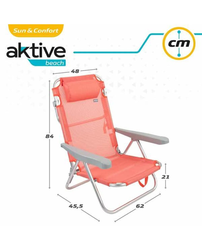 Sedia Pieghevole Colorbaby Flamingo Rosa 48 x 46 x 84 cm Spiaggia Sedia Pieghevole Colorbaby Flamingo Rosa 48 x 46 x 84 cm Spiaggia