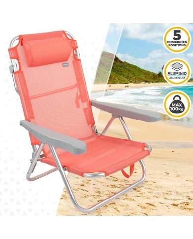 Sedia Pieghevole Colorbaby Flamingo Rosa 48 x 46 x 84 cm Spiaggia Sedia Pieghevole Colorbaby Flamingo Rosa 48 x 46 x 84 cm Spiaggia