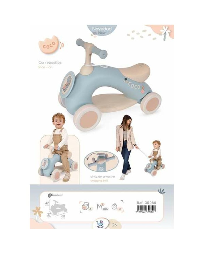 Cavalcabili Decuevas Coco Grigio chiaro 60 x 27 x 42 cm Cavalcabili Decuevas Coco Grigio chiaro 60 x 27 x 42 cm