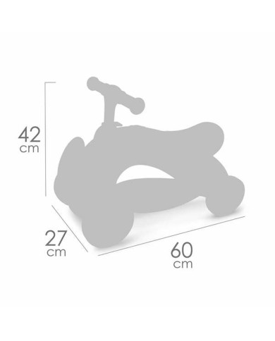 Cavalcabili Decuevas Coco Grigio chiaro 60 x 27 x 42 cm