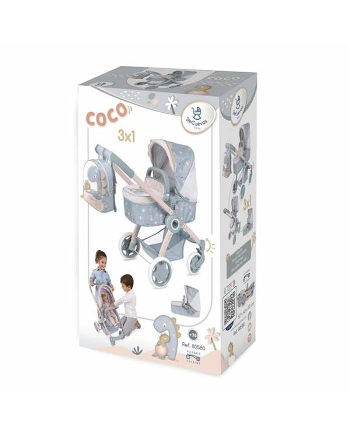 Carrozzina per Bambole Decuevas Coco 41 x 62 x 70 cm Carrozzina per Bambole Decuevas Coco 41 x 62 x 70 cm