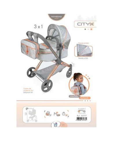 Carrozzina per Bambole Decuevas 50 cm