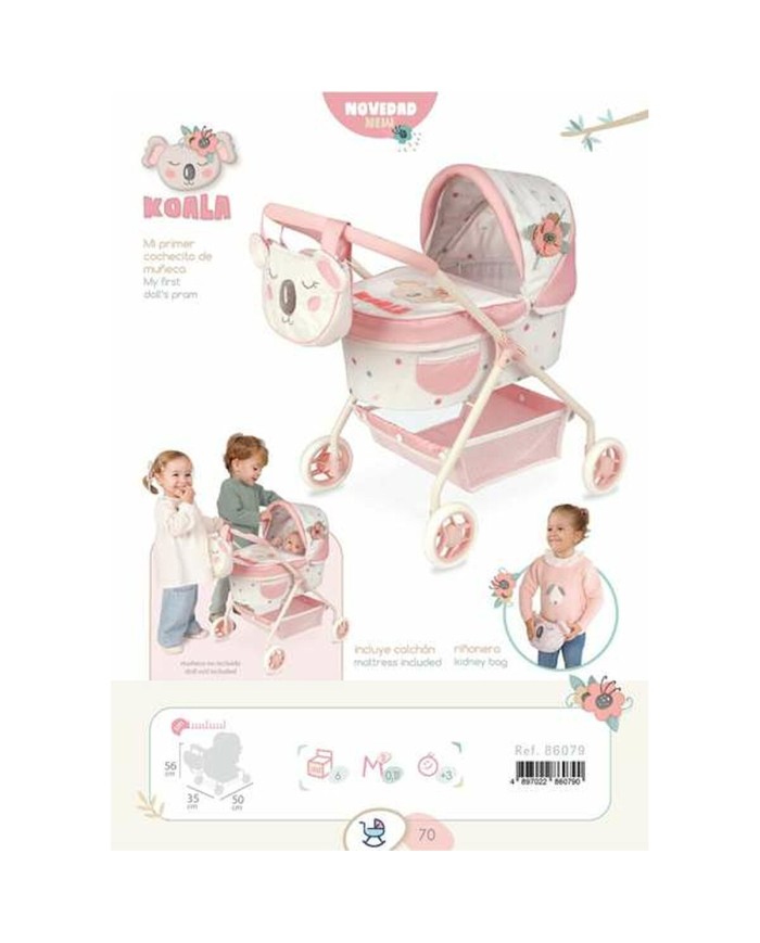 Carrozzina per Bambole Decuevas Koala 35 x 50 x 56 cm