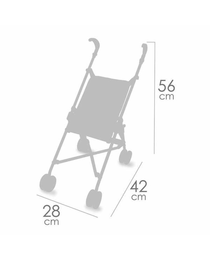 Carrozzina per Bambole Decuevas Coco 48 cm 28 x 42 x 56 cm Carrozzina per Bambole Decuevas Coco 48 cm 28 x 42 x 56 cm