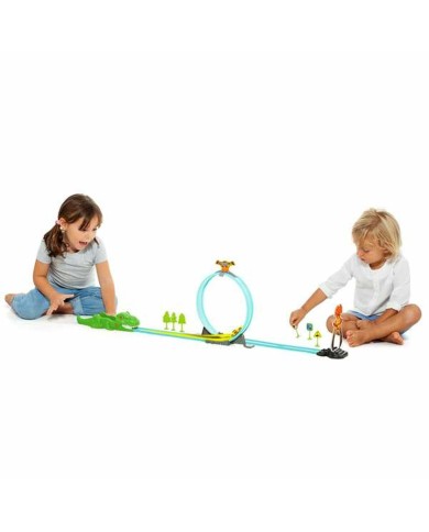 Pista da Corsa Moltó 107 cm Dinosauro 17 Pezzi Pista da Corsa Moltó 107 cm Dinosauro 17 Pezzi