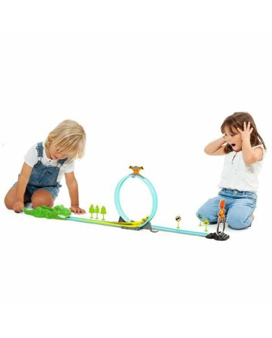 Pista da Corsa Moltó 107 cm Dinosauro 17 Pezzi