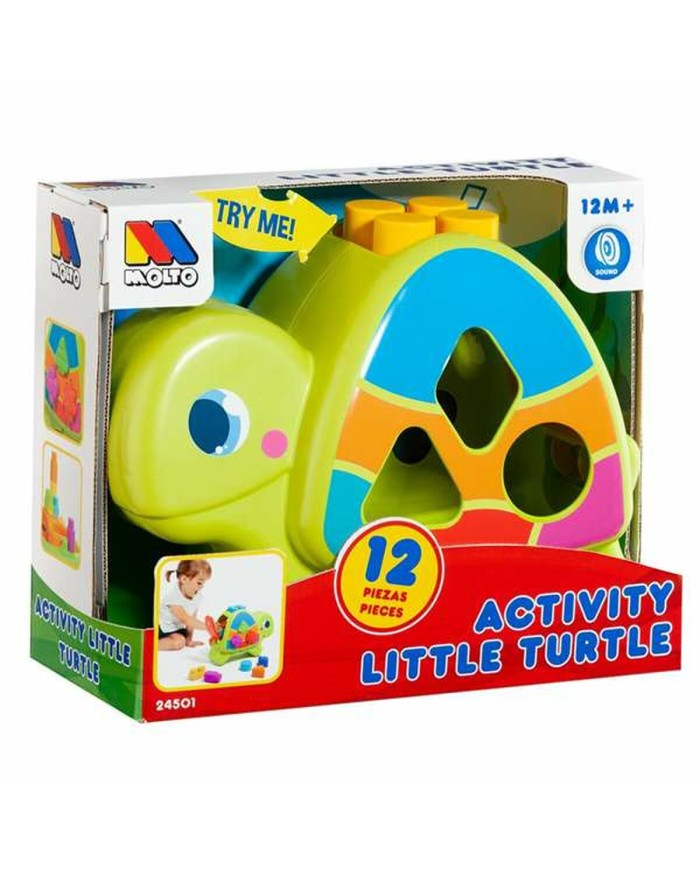 Giocattolo Interattivo Moltó 57 x 27,5 x 97 cm Tartaruga 12 Pezzi Giocattolo Interattivo Moltó 57 x 27,5 x 97 cm Tartaruga 12 Pezzi