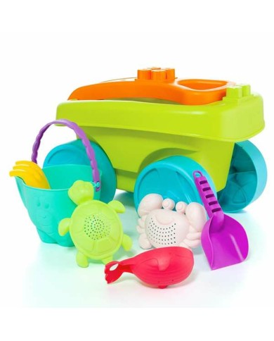 Carrello da Spiaggia con Accessori Moltó 6 Pezzi Carrello da Spiaggia con Accessori Moltó 6 Pezzi