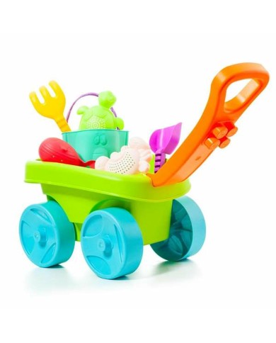 Carrello da Spiaggia con Accessori Moltó 6 Pezzi