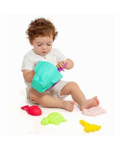 Carrello da Spiaggia con Accessori Moltó 6 Pezzi