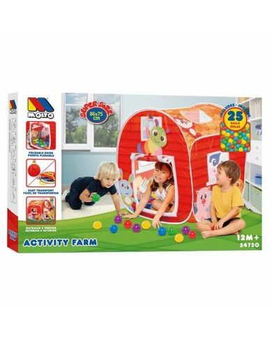 Parco giochi Moltó 61,5 x 27,5 x 32,5 cm Palle x 25 Fattoria
