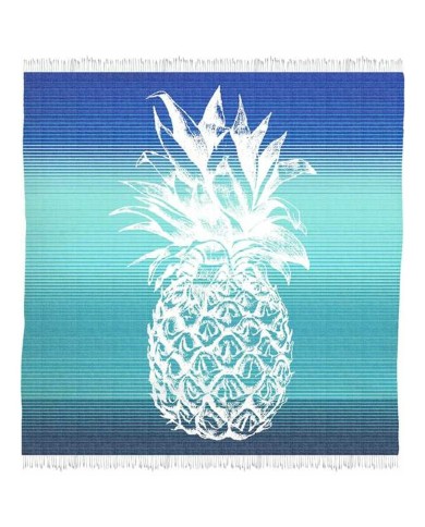 Telo da Mare Secaneta Fouta 170 x 170 cm Doppia Ananas