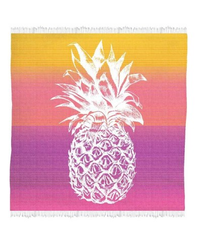 Telo da Mare Secaneta Fouta 170 x 170 cm Doppia Ananas