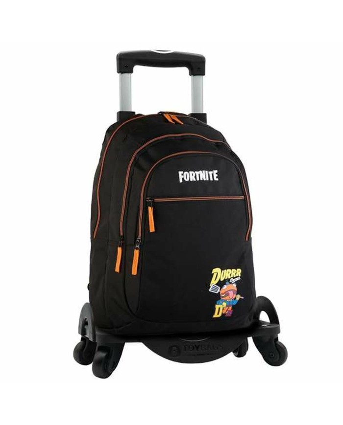 Trolley per la Scuola Fortnite Durrr Nero 44 x 30 x 20 cm Trolley per la Scuola Fortnite Durrr Nero 44 x 30 x 20 cm