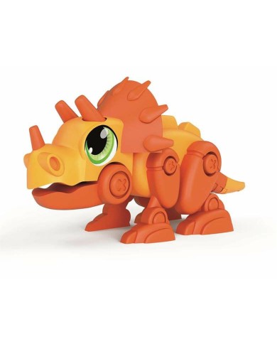 Set di Costruzioni Clementoni Dino Bot Triceratops 20 x 20 x 6 cm