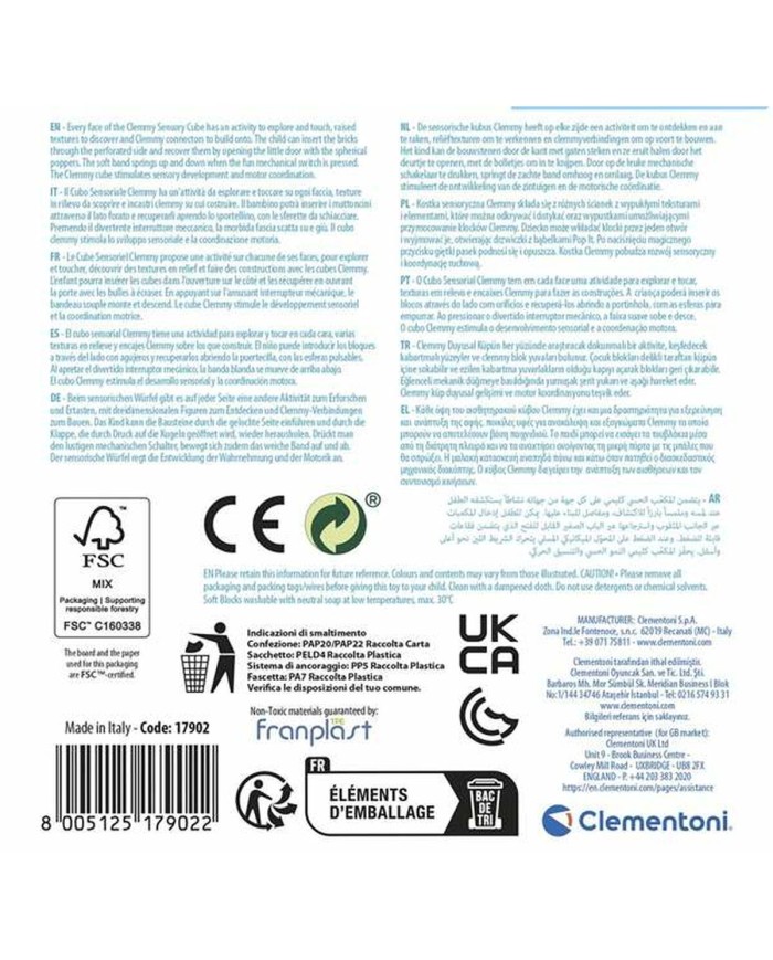 Bambola di Stoffa Clementoni (5 Pezzi) Bambola di Stoffa Clementoni (5 Pezzi)