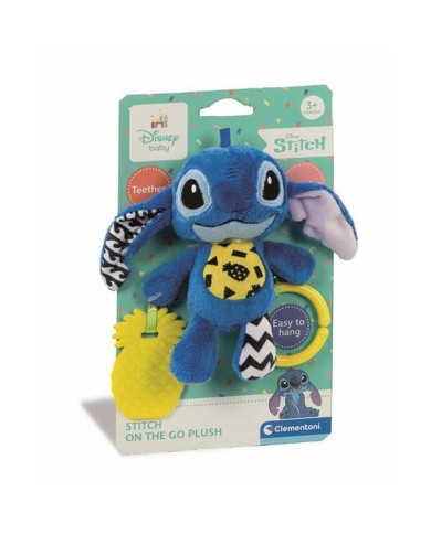 Peluche Stitch 15 x 25 x 6 cm Multicolore Poliestere Plastica Peluche Stitch 15 x 25 x 6 cm Multicolore Poliestere Plastica