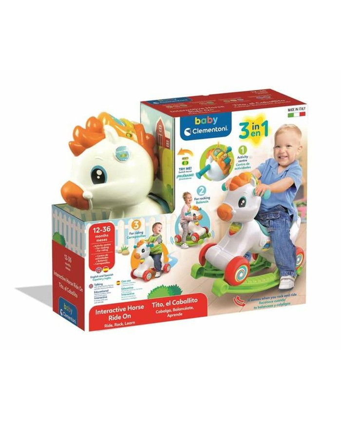 Cavalcabili Clementoni Tito 54 x 46 x 18,5 cm Cavallo Cavalcabili Clementoni Tito 54 x 46 x 18,5 cm Cavallo