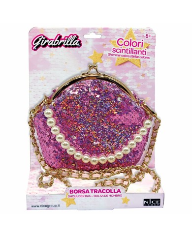 Borsa a Tracolla 18,5 x 23,5 x 6,2 cm Con paillettes Borsa a Tracolla 18,5 x 23,5 x 6,2 cm Con paillettes