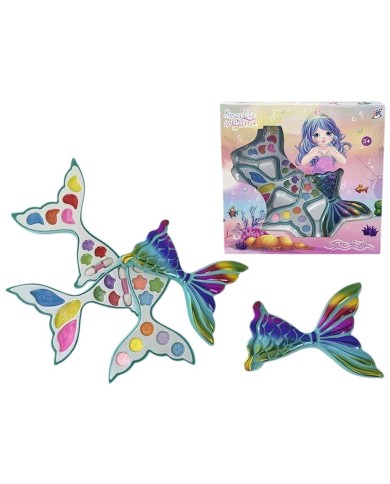 Set di Trucchi per Bambini 31 x 31 x 6,5 cm 3 Compartimenti sirenas Set di Trucchi per Bambini 31 x 31 x 6,5 cm 3 Compartimenti sirenas