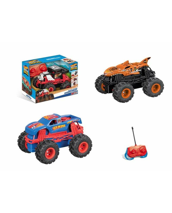 Macchinina Radiocomandata Hot Wheels mini Monster Truck 1:28 14,5 x 9,2 x 9 cm Macchinina Radiocomandata Hot Wheels mini Monster Truck 1:28 14,5 x 9,2 x 9 cm