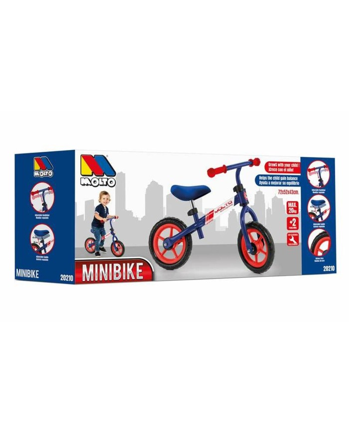 Bicicletta per Bambini Moltó Minibike Azzurro