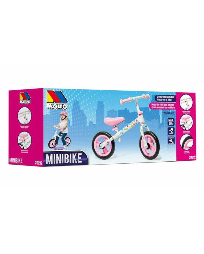 Bicicletta per Bambini Moltó Rosa Senza pedali