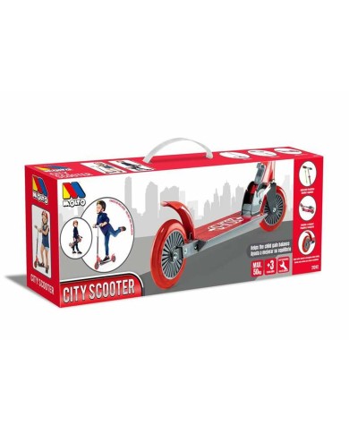 Monopattino Scooter Moltó Rosso 72-77 cm