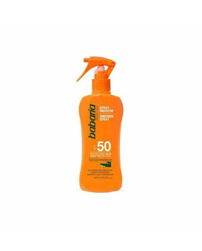 Spray solare per il corpo Babaria Spf 50 200 ml Spray solare per il corpo Babaria Spf 50 200 ml