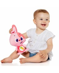 Peluche con Suono Moltó Gusy luz Baby Bunny Rosa 7,5 cm