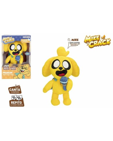 Peluche con Suono Mikecrack Giallo 29 cm Peluche con Suono Mikecrack Giallo 29 cm