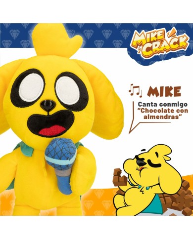 Peluche con Suono Mikecrack Giallo 29 cm Peluche con Suono Mikecrack Giallo 29 cm
